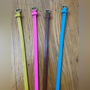 XS- Assorted color Jcrew belts